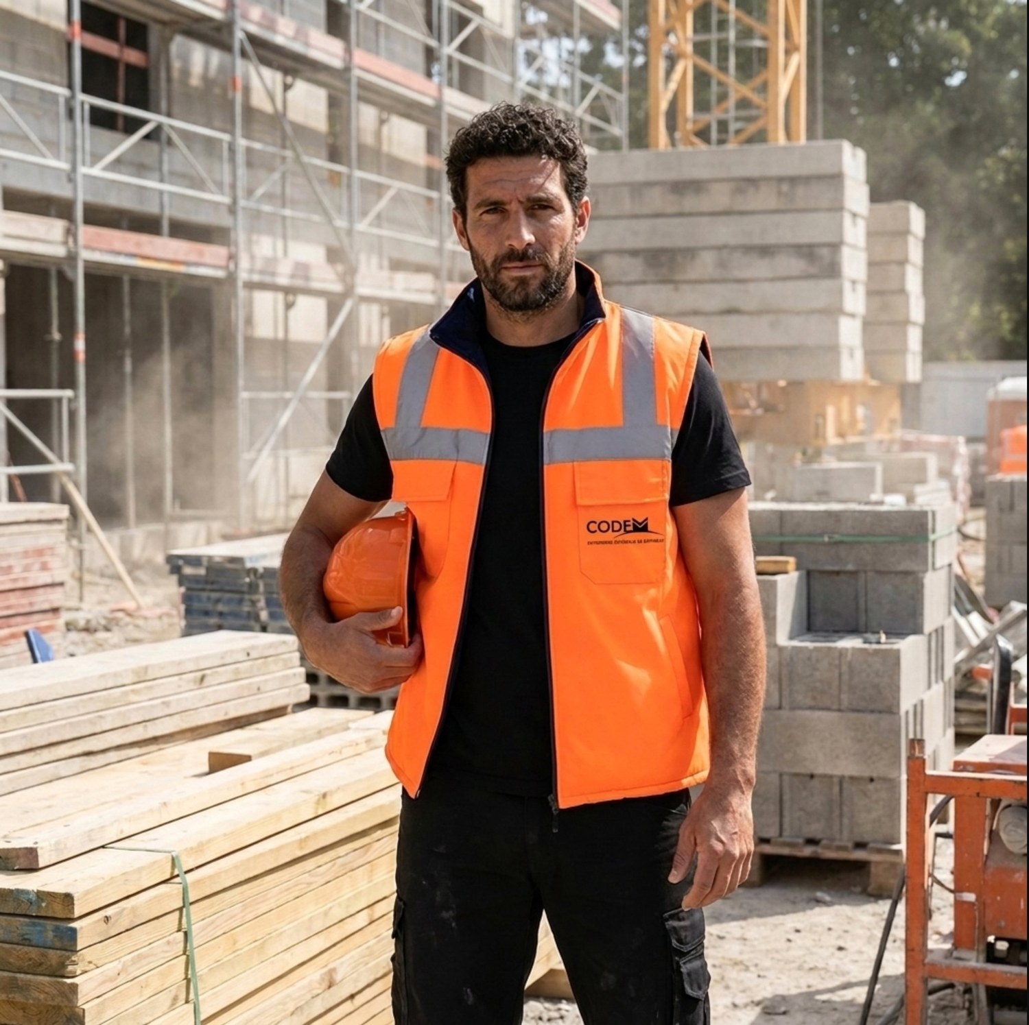 Gilet de sécurité brodé Codem