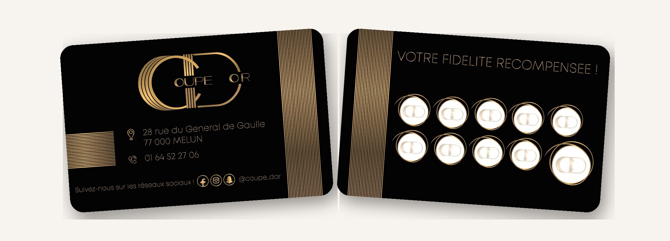 Carte de visite & fidélité
