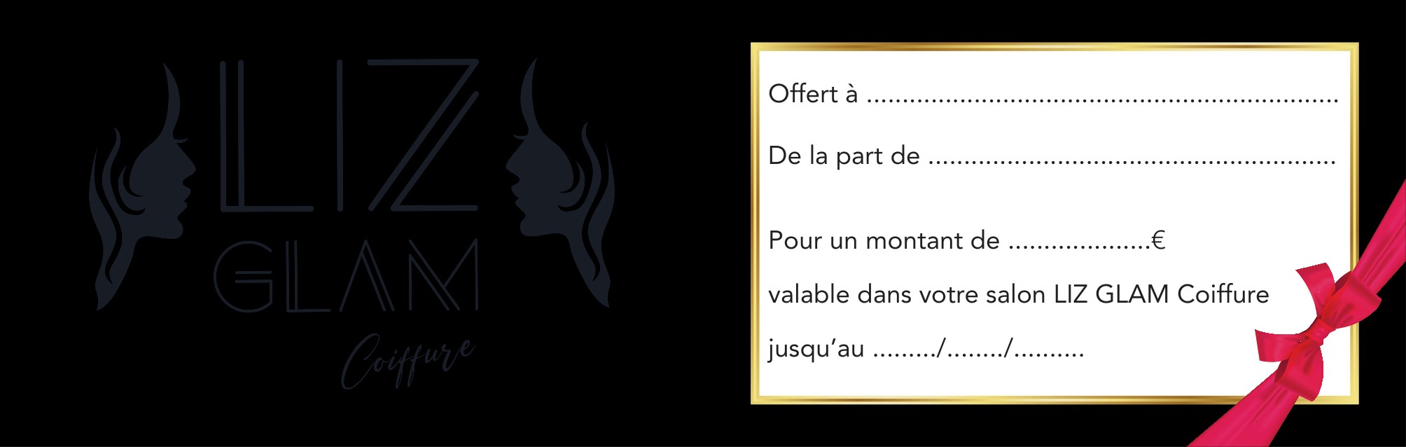 Carte cadeau intérieur