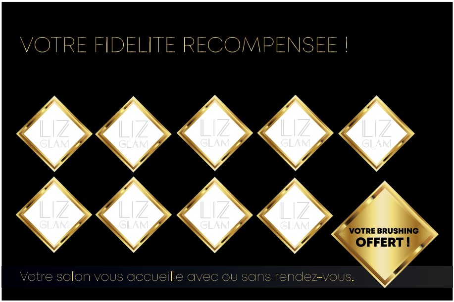 Carte de fidélité verso